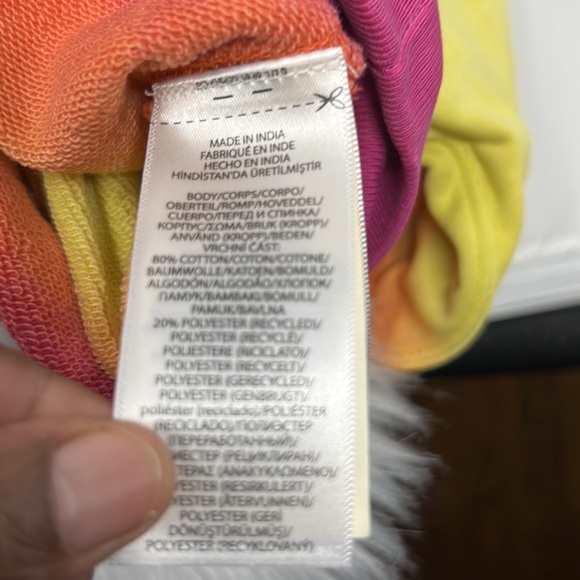 Polo Ralph Lauren Ombré French Terry Sweatshirt Toddler Size 4T Tie Dye - Picture 5 of 7